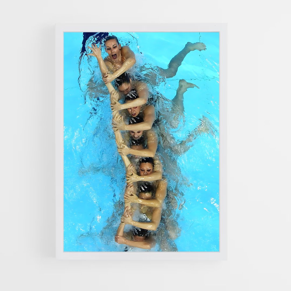 Poster L'Explosion d'Or – affiche Plongeon synchronisé (vue 3)
